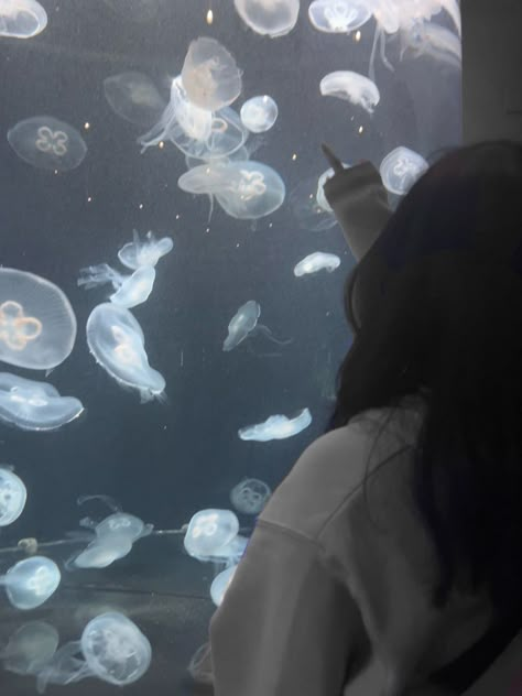 Inspo Pics, Jellyfish, A Girl, A Woman, Floating, White