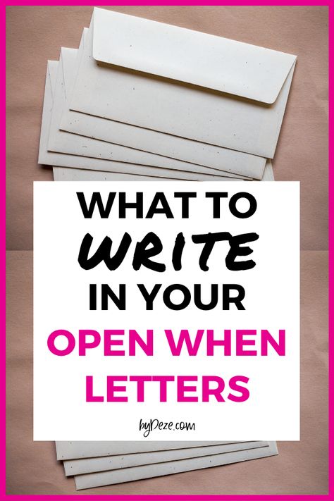 Open With Letters Ideas, Long Distance Gifts For Best Friend, Things To Tell Your Best Friend Quotes, Long Distance Envelopes, Open When For Friends, Open When Gift Ideas Friends, Letter Presents Gift Ideas, Open First Letter For Boyfriend, Open When Letters For Self