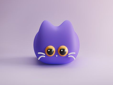 Cute Planet #009 – 😸 3D Cat by Tran Mau Tri Tam ✪ Cat Bakery, Cat 3d, Cat Illustration, 3d Illustration, Cat Design, Cute Things, Global Community, Creative Professional, Planets