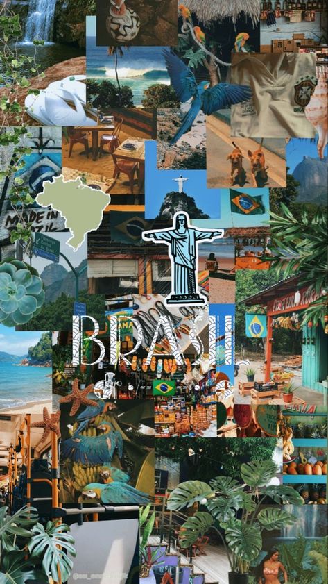 Brazil Wallpaper, Travel Collage, Cute Summer Wallpapers, Summer Ocean, Brazil Travel, Tumblr Wallpaper, Summer Wallpaper, Summer Pictures, Cute Wallpaper Backgrounds