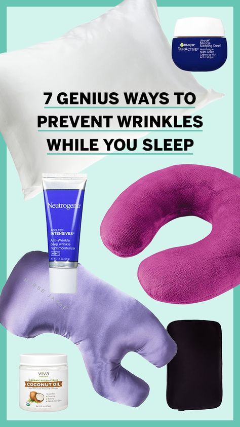 Genius Ways to Prevent Wrinkles Overnight - Health Wrinkle Remedies, Aging Backwards, Cooking With Coconut Oil, Night Moisturizer, Top Skin Care Products, Face Wrinkles, When You Sleep, Anti Aging Tips, Deep Wrinkles