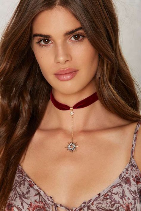 Frasier Sterling Saturday Night Fever Charm Choker | Shop Accessories at Nasty Gal! Sun Choker, Black Ribbon Choker, Red Choker Necklace, Ribbon Choker Necklace, Red Choker, Trendy Chokers, Velvet Choker Necklaces, Ribbon Choker, Boho Choker