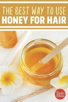 #HomeRemediesForSmoothHair Honey For Hair, Diy Hair Conditioner, Lighten Hair Naturally, Lighten Hair, Diy Conditioner, Honey Hair Mask, Natural Beauty Treatments, Honey Diy, Diy Beauty Treatments