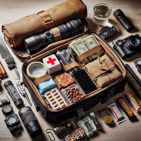 Top 10 Essential Items for a Bug-Out Bag: A Guide to Must-Have Gear for Emergencies | Tac Essentials Top Survival Items, Home Emergency Kit, Bug Out Kit, Bug Out Gear, Prepper Gear, Get Home Bag, Civil Unrest, Survival Backpack, Survival Items