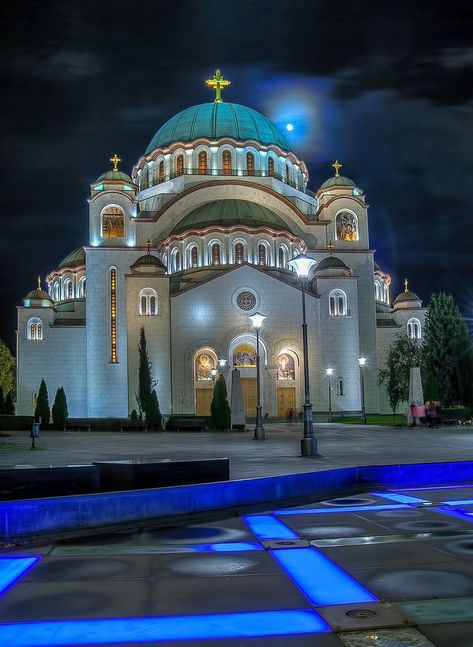 Greek Orthodox Aesthetic, Orthodox Church Aesthetic, Saint Sava, Church Icon, Church Aesthetic, Byzantine Architecture, Eastern Orthodox Church, Greek Orthodox Church, Church Pictures