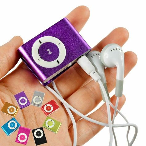 Mini Portable Clip-on MP3 Player with Micro TF/SD Slot Metal USB 2.0 New - ebay.com Check more at https://intelforte.org/mini-portable-clip-on-mp3-player-with-micro-tf-sd-slot-metal-usb-2-0-new-ebay-com/ Mp3 Player Accessories, Mp3 Music Player, Mp4 Player, Mp3 Players, 2021 Fashion, Music Player, Micro Sd Card, Music Players, Data Storage