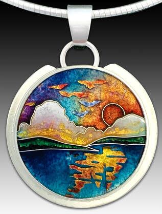 rickyfrank.com - Ricky Frank Enamels Home Torch Fired Enamel Jewelry, Gold Enamel Jewelry, Enameling Jewelry, Cloisonne Enamel Jewelry, Metal Art Jewelry, Cloisonne Jewelry, Vitreous Enamel, Silver Jewelry Design, Clay Jewelry Diy