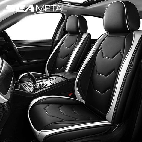 PU Leather Automobiles Seat Covers SEAMETAL Car Seat Protector Interior Four Seasons Luxury Seats Cover for Chair Mat Accessori Auto Accessory Super Store Luxe Auto's, Seat Belt Buckle, Car Seat Protector, Leather Car Seat Covers, Leather Seat Covers, Leather Car Seats, Car Seat Cover Sets, Seat Protector, Car Seat Cushion