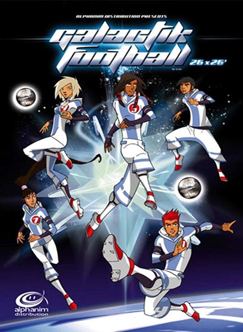 Galactik Football (2006) Galactic Football, Galactik Football, Football Anime, Football Movies, Old Cartoon Network, Old Cartoon Shows, Sci Fi Wallpaper, Child Hood, Football Tournament