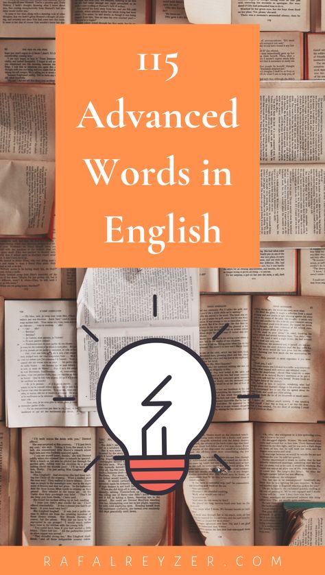 Do you want to learn some of the most advanced words in the English language? In this article, you'll find 115 sophisticated words that will enable you to shine during your next writing assignment (and in everyday life as well). Learning new vocabulary is one of the most important things you can do to develop your mind. #Words #vocabulary #list High Vocabulary Words, Sophisticated Words, Advanced Words, Advanced English Words, Words To Learn, Expand Your Vocabulary, Words Vocabulary, Advanced Vocabulary, Improve Vocabulary