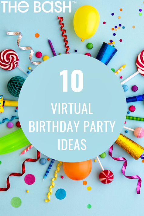 10 Virtual Birthday Party Ideas to Celebrate Under Quarantine Virtual Birthday Ideas, Virtual Party Games, Online Escape Room, Name Games For Kids, Party Games To Play, Virtual Birthday Party, Free Party Invitations, Virtual Birthday, Creative Photography Projects