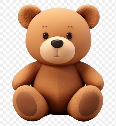 Teddy Bear Animation, Bear Cartoon Images, Bear Animation, Teddy Bear Png, Teddy Bear Cartoon, Bear Png, Brown Teddy Bear, Gumball Machine, Bear Toy