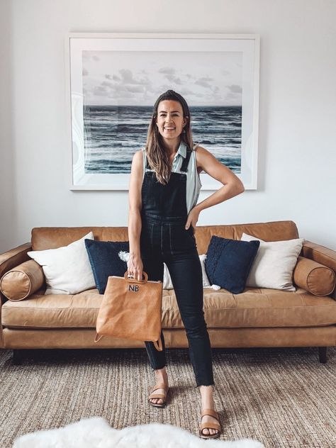 5 Ways to Wear Black Overalls for Spring – Natalie Borton Blog Black Overalls Outfit, Dungaree Outfit, General Outfit, Natalie Borton, Leopard Mules, Sleeveless Chambray, Overall Outfit, Tokyo Street Fashion, Overalls Outfit