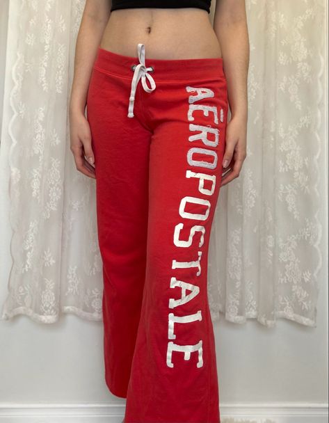 Y2K 2000s Pink Coral Low Rise Aeropostale Flare Tracksuit Sweat Pants #y2k #y2kfashion #2000s #2000sfashion #aeropostale #lowrise #tracksuit Low Rise Sweatpants Outfit 2000s, Fold Over Leggings 2000s, Aeropostale Outfits 2000s, 2000s Sweatpants Outfit, Aeropostale Flare Sweatpants, Flare Tracksuit, 2000s Sweatpants, Flare Sweat Pants, Flare Sweats