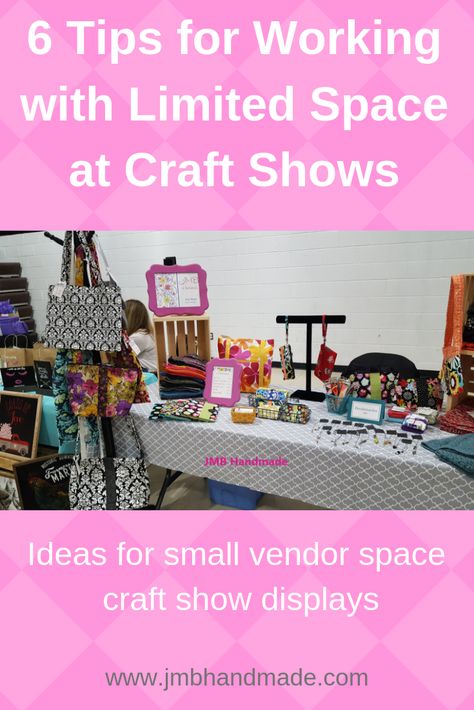 Ideas for making the most out of your vendor booth display when you are limited on space. 10x10 Vendor Booth Layout, Vendor Displays Booth Ideas, Vendor Table Display, Fundraising Crafts, Vendor Booth Display, Vendor Table, Vendor Displays, Makeup Display, Small Zipper Pouch