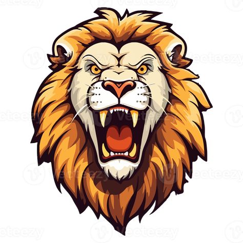 Lion Head Logo mascot wildlife animal illustration, generative ai. Lion Head Logo, Logo Mascot, Lion Logo, All About Animals, Wildlife Animals, Lion Head, Animal Logo, Dnd Characters, The Lion