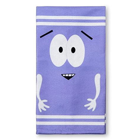 South Park Towelie Cotton Hand Towel | 24 x 14 inches South Park Towelie, Hand Towels Bathroom, Cotton Hand Towels, Bag Clips, Washing Dishes, Park Homes, Hand Towel, The Worst, South Park