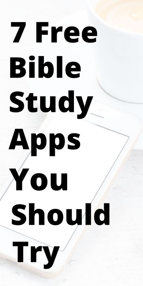 Apps for Bible Study - Life is busy and I feel like I'm on the go a lot so I rounded up the best Bible study apps for every Christian. Don't miss this list of free Bible study apps that you can take with you. They work on both Android and iPhone. #bestbiblestudyapps #freebiblestudyapps #appsforbiblestudy Great Apps For Studying, Bible App, Bible Apps For Teens, Christian Apps For Teens, Best Bible Study Apps, Bible Commentary Apps, Bible Study Apps, Best Notes App, Church App