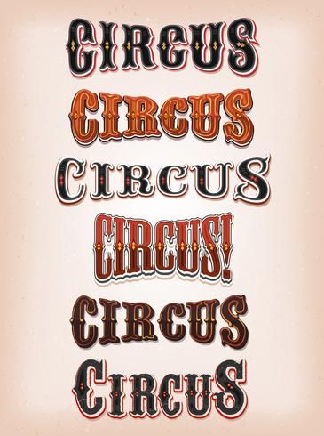 Vintage Set of Western Circus Text Circus Lettering, Fonts Alphabet Handwritten, Circus Font, Retro Circus, Retro Merry Christmas, Abc Font, Fonts Dafont, Merry Christmas Font, Circus Design