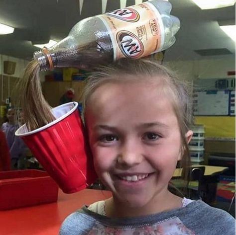 When Their Schools Held Crazy Hair Day, These 15 Kids' Families Delivered the Weirdest, Wackiest 'Dos EVER - Woman's World Karneval Diy, Crazy Hat Day, Hat Day, Wacky Hair Days, Crazy Hats, Crazy Hair Day, Wacky Hair, Crazy Hair Day At School, Crazy Hair Days