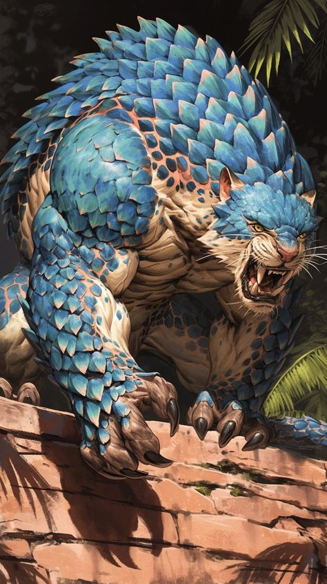 D&d Bugbear, Dungeon Monsters Concept Art, Were Creatures Concept Art, Fantasy Drake Art, Cool Creature Design, D&d Beasts, Serpent Concept Art, Alien Creatures Animals, Hybrid Animals Art