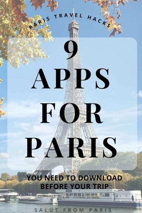 9 Paris Apps You Need to Download Before Traveling | Salut from Paris French Travel Phrases, Paris Trip Planning, Europe Trip Planning, Paris Sightseeing, Best Travel Apps, Paris Tips, Paris Travel Tips, Paris France Travel, Paris Metro