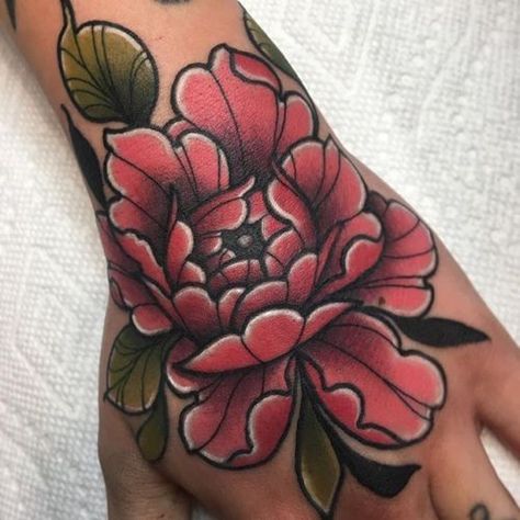 Rachel Behm Pink Peony Tattoo, Flor Tattoo, Carnation Tattoo, Tattoo Over Scar, Peony Tattoo, Tattoos Sleeve, Traditional Tattoo Sleeve, True Tattoo, Peonies Tattoo