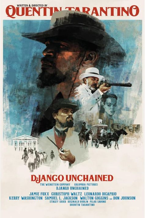 PRICES MAY VARY. Title: Generic Django Unchained Movies Film Art Painting Home Gifts Lovers Poster No Frame (24x36). Product Type: Categories > Wall Art > Posters & Prints Film Decor, Quentin Tarantino Films, Quentin Tarantino Movies, Tarantino Films, Western Posters, Film Vintage, Django Unchained, Film Posters Art, Best Movie Posters