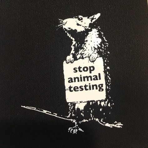 Jackey added a photo of their purchase Diy Patches Punk, Animal Protest Art, Cheap Punk T-shirt With Screen Print, Punk T-shirt With Text Print For Alternative Fashion, Animal Cruelty Posters, Animal Activism Quotes, Stop Animal Testing, Patch Pants, Punk Patches