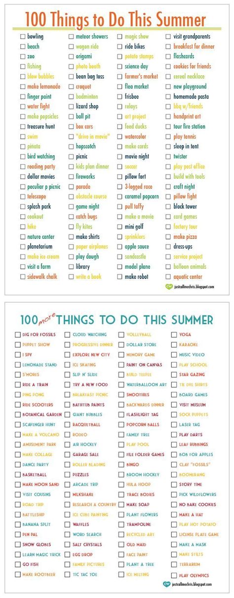 100 Things To Do This Summer... 100 More Things To Do This Summer. Great Ideas... Create Your Own List. Bucket Lists, Bored Ideas, Outdoor Pics, Summer Checklist, Bored Kids, Summer Schedule, 100 Things To Do, Things To Do When Bored, Summertime Fun