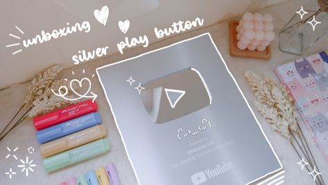 unboxing silver play button award 🌻🍃 #youtubecreatorawards #silverplaybutton #lemoneelife Yt Play Button Aesthetic, Silver Play Button Youtube Aesthetic, Play Button Aesthetic, Youtube Silver Play Button, Button Aesthetic, Silver Play Button, 60 Day Challenge, Girl Riding Motorcycle, Picture Cartoon