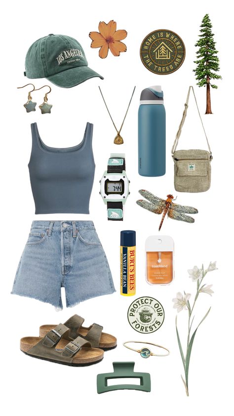 #summer #summer2024 #granolagirl #saltedgranolagirl #granola #outfitinspo #granolagirloutfitinspo #summeroutfitinspo #summercamp #camping #campoutfit Summer Camp Outfits, Cute Camping Outfits, Granola Outfits, Hiking Hairstyles, Earthy Outfits, Hiking Quotes, Hiking Outfit Winter, Winter Hiking, Camping Outfits