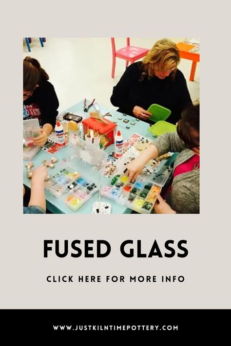 https://www.justkilntimepottery.com/glass-fusing Kiln Carving Glass Patterns, Fused Glass Artist, Kiln Formed Glass, Fused Glass Artwork, Paint Your Own Pottery, Bullseye Glass, Time Painting, Glass Fusing, Glass Projects