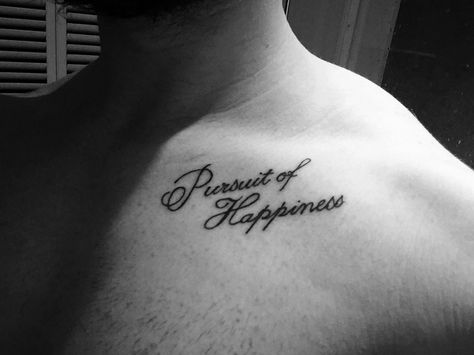 My Pursuit of happiness tattoo Pursuit Of Happiness Tattoo, Happiness Tattoo, Saved Tattoo, Journey Of Life, Happy Thanksgiving Quotes, Pursuit Of Happiness, Thanksgiving Quotes, Hope Symbol, Life Path