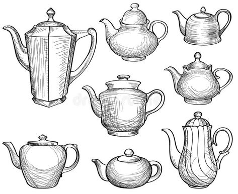 Tea pots vintage