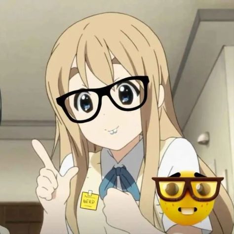 Mugi K On Icon, K On Pfp, Mugi K On, K-on Icons, Cute Nerd, K On, Alien Stage, Anime Nerd, Nerdy Girl