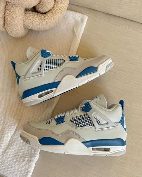 #affiliate Pin on Sneakers Jordan 4 Military Blue, Sneakers Sketch, Air Jordan Nike, Nike Shoes (men), Blue Jordans, Nike Jordan Retro, All Nike Shoes, Men's Athletic Shoes, Jordan 10