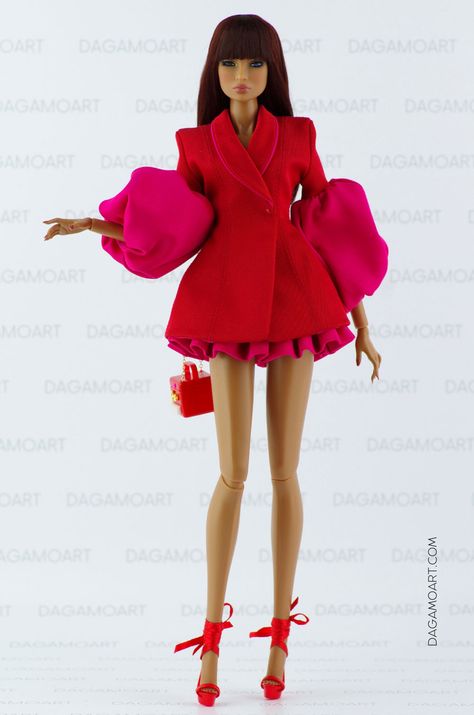 Dagamoart – Doll Fashion Concept » Look Nº 14 - Fashion for 12' doll Fashion Royalty accesories shoes, boots, bags FR2, nuface, monogram Barbie Dress Fashion, Doll Clothes Barbie, Woman Suit Fashion, Barbie Fashionista, Fashion Royalty Dolls, Illustration Fashion Design, Doll Fashion, Fashion Royalty, Barbie Dress