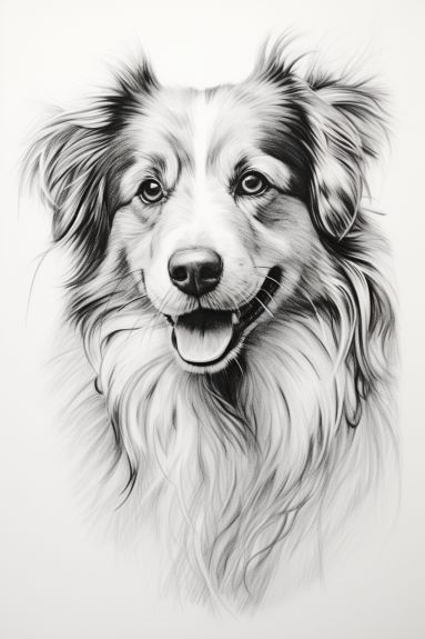 Pencil Sketches Of Dogs, Realistic Pencil Drawings Of Animals, Animal Sketches Realistic, Dog Sketches, Dog Pencil Drawing, Dog Drawing Tutorial, Portrait Animal, Pencil Drawings Of Animals, Animal Drawings Sketches