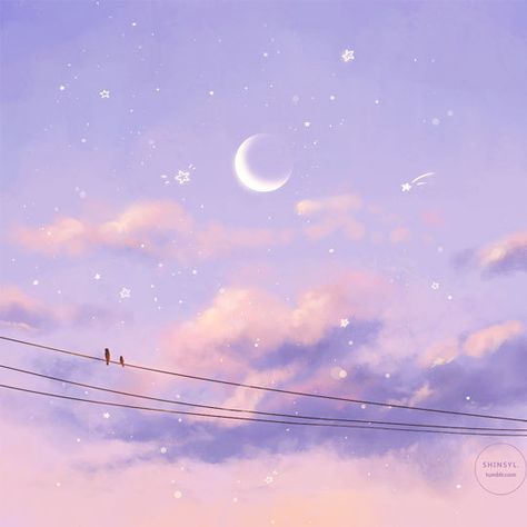 Power Lines, Moon And Stars, Art Blog, Night Sky, Call Me, The Moon, My Art, Moon, Stars