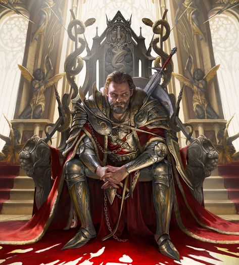 ArtStation - The Imperial King Old King Fantasy Art, Dessin Game Of Thrones, King On Throne, Fallen Order, Old King, Warrior King, King Art, Dnd Art, Tat Ideas