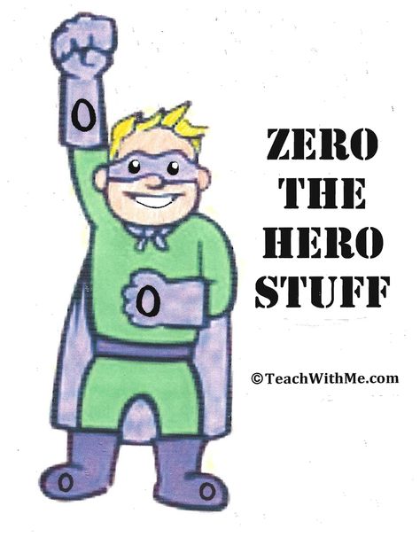 Hero Ideas, Superhero Classroom, Zero The Hero, Classroom Freebies, Math Counting, 1st Grade Math, Education Ideas, Math Ideas, Math Classroom