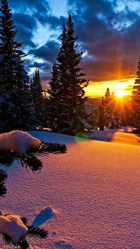 Sunset In Mountains, Alberta Travel, Golden Bridge, Mountains Colorado, Nature Camping, Winter Sunset, Pretty Landscapes, Winter Photos, Colorado Usa