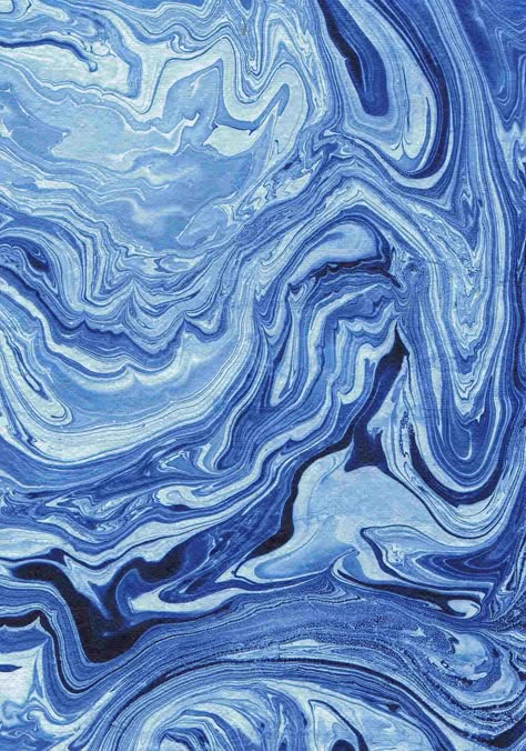 . Abstract Painting, Blue And White, Blue, White