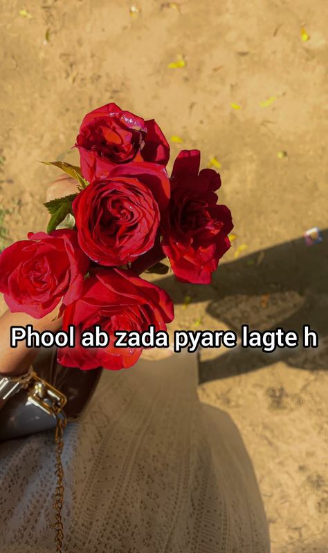 Rose Day Caption For Boyfriend, Caption For Gajra, Caption For Rose Pictures, Shayari On Flowers, Rose Captions For Instagram Short, Phool Shayari, Rose Shayari, Rose Captions For Instagram, Snap Captions