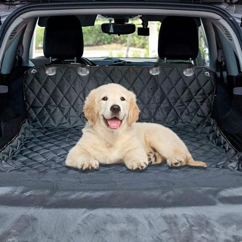 Pets Cargo Liner SUV Dog Cargo Cover, Waterproof Dog Seat Cover Mat for Back Seat Trucks/SUV with Bumper Flap Protector, Nonslip Dog Seat Cover 185 * 105cm Dog Hammock For Car, Travel Hammock, Puppy Carrier, Dog Hammock, Dog Seat Covers, Dog Seat, Dog Car Seat Cover, Cargo Cover, Back Seat Covers