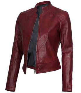 Amy_Maroon_Women_Leather_Jacket__54640_thumb Plus Size Leather Jacket, Maroon Leather Jacket, Cafe Racer Leather Jacket, Stylish Leather Jacket, Pink Leather Jacket, Cafe Racer Jacket, Blue Leather Jacket, White Leather Jacket, Green Leather Jackets