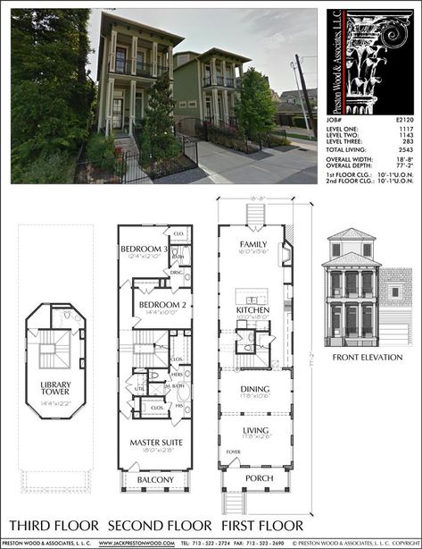 New Orleans Townhouse, American Townhouse, New Orleans House Plans, Townhouse Floor Plan, Townhouse Floor Plans, Shotgun House Floor Plans, Shotgun House Plans, New Orleans Architecture, Duplex Floor Plans