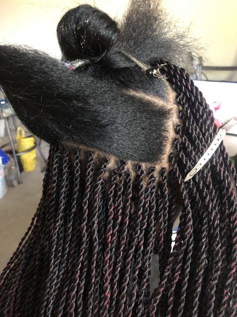 Small waist length ropetwist #ropetwist #boxbraids #orlando Small Rope Twist Braids, Small Rope Twist, Rope Hairstyles, Rope Twist Braids, Thining Hair, Braid Videos, Hair Braid Videos, Rope Twist, Hair Braid