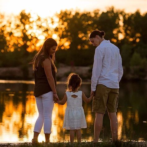 Wishing you a weekend filled with making memories!  Photo by @margosalmonsphotography Two Moms Family Lgbt, Lesbian Family Photos With Baby, Lesbian Family Photos, Two Moms, Family Photos With Baby, Fall Family Portraits, Fall Engagement Pictures, Summer Family Photos, Family Poses